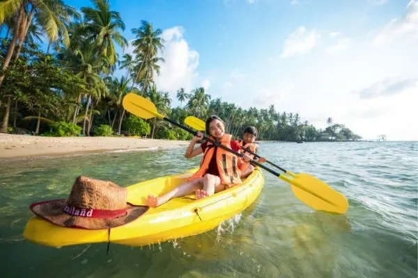 Activite kayak famille la reunion