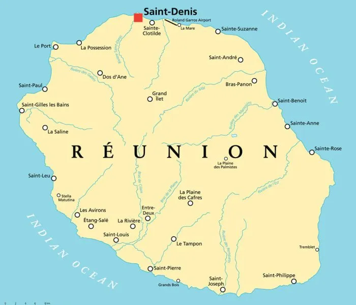 Carte de la réunion